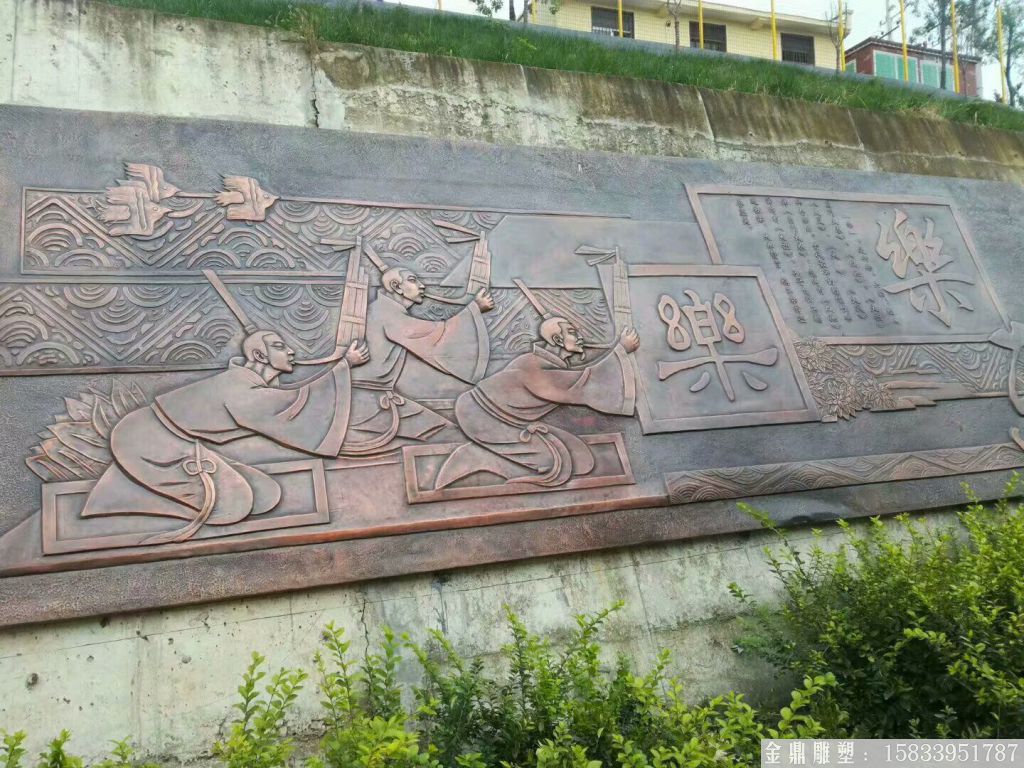 鍛銅古代銅浮雕,仿古代特色銅浮雕1
